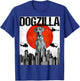 Funny Vintage Japanese Dogzilla Blue Merle Dane T-Shirt - T-Shirt | Royal
