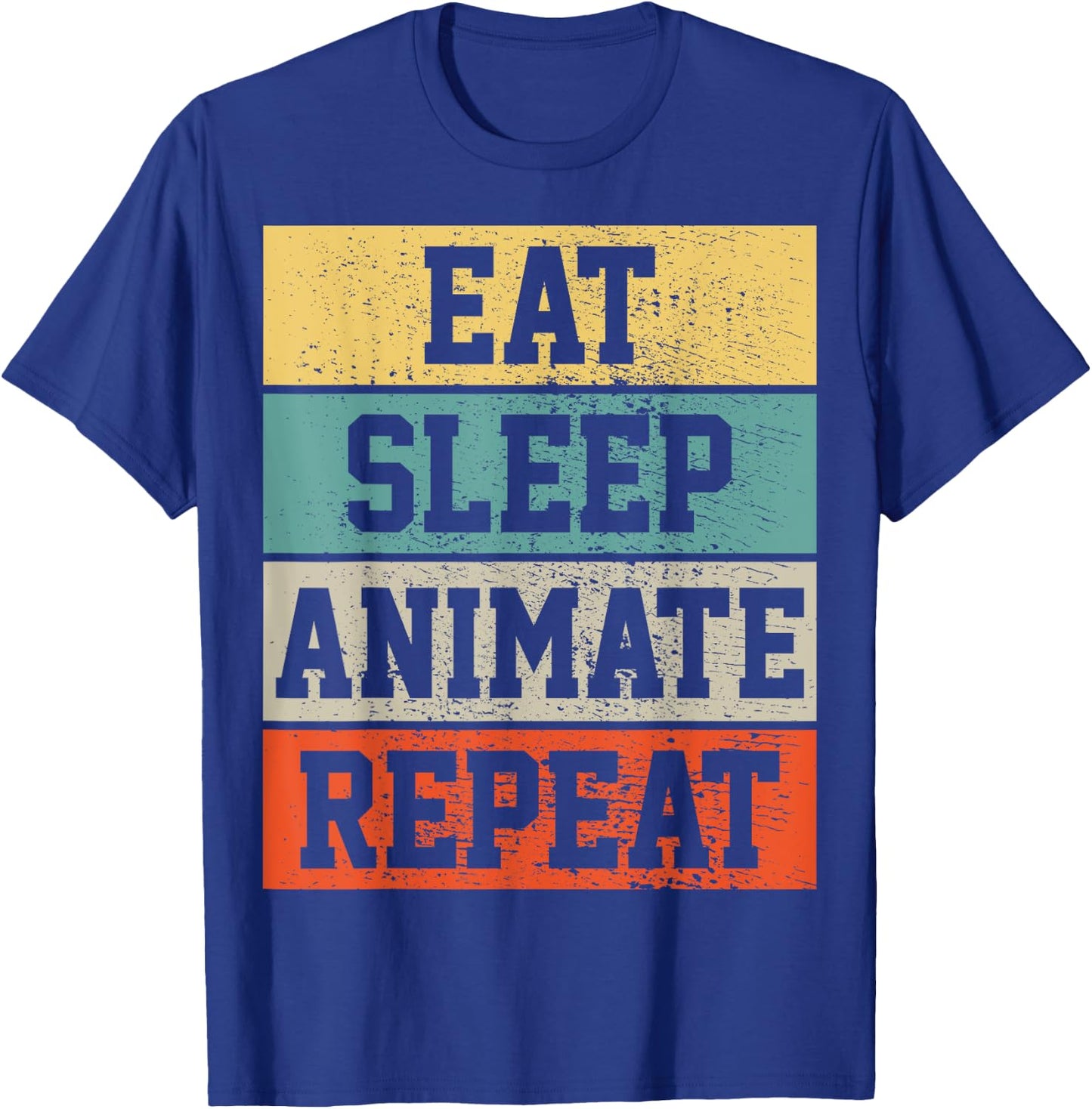 Animation Animator Anime Retro Vintage Funny Gift T-Shirt - T-Shirt | Royal