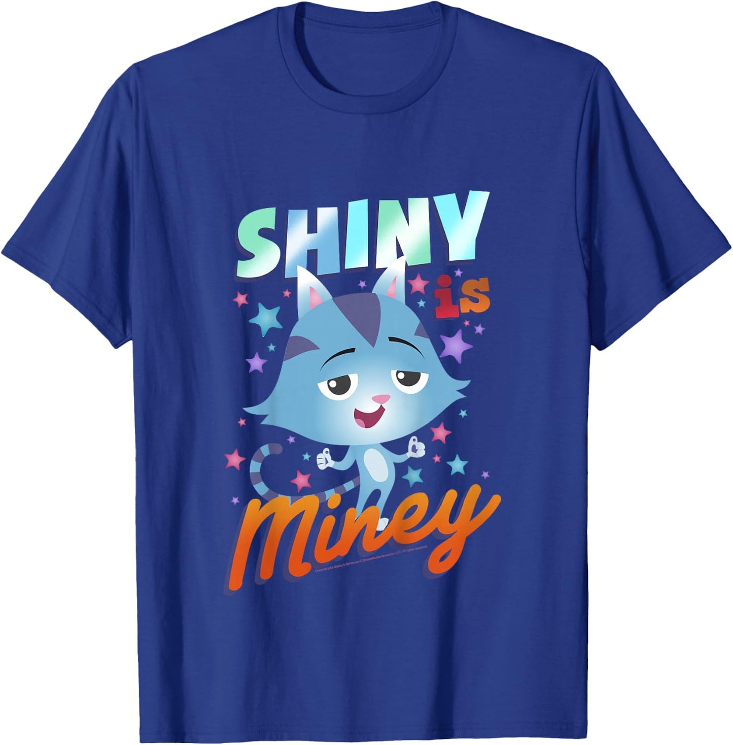Kids Gabby's Dollhouse CatRat Shiny Is Miney T-Shirt - T-Shirt | Royal