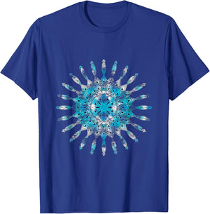 Spiritual Meditation Mantra Asian Diwali Pilates Mandala T-Shirt - T-Shirt | Royal