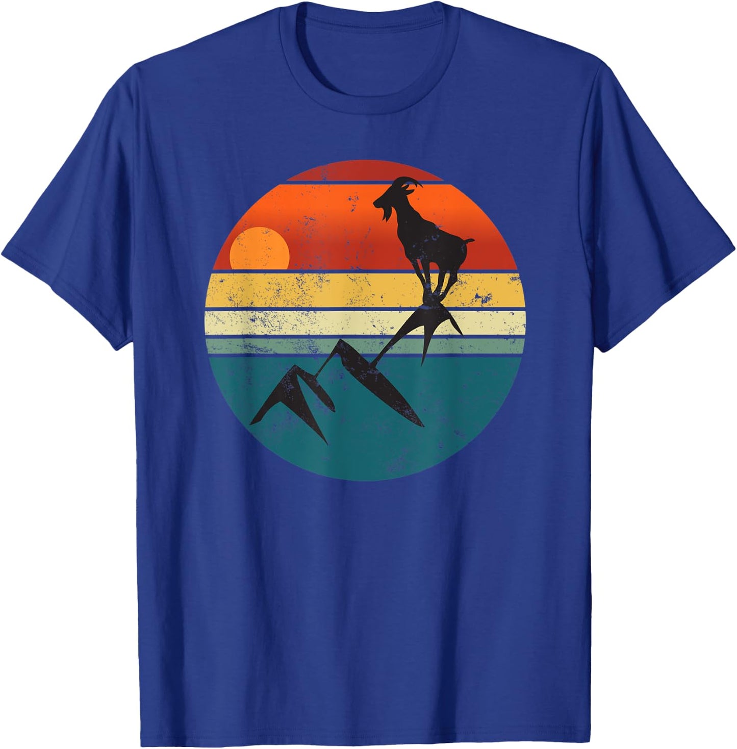 Funny Retro Vintage Goat Lovers Camp Lovers Women T-Shirt - T-Shirt | Royal