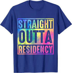 Straight Outta Residency graduation medical degree T-Shirt - T-Shirt | Royal