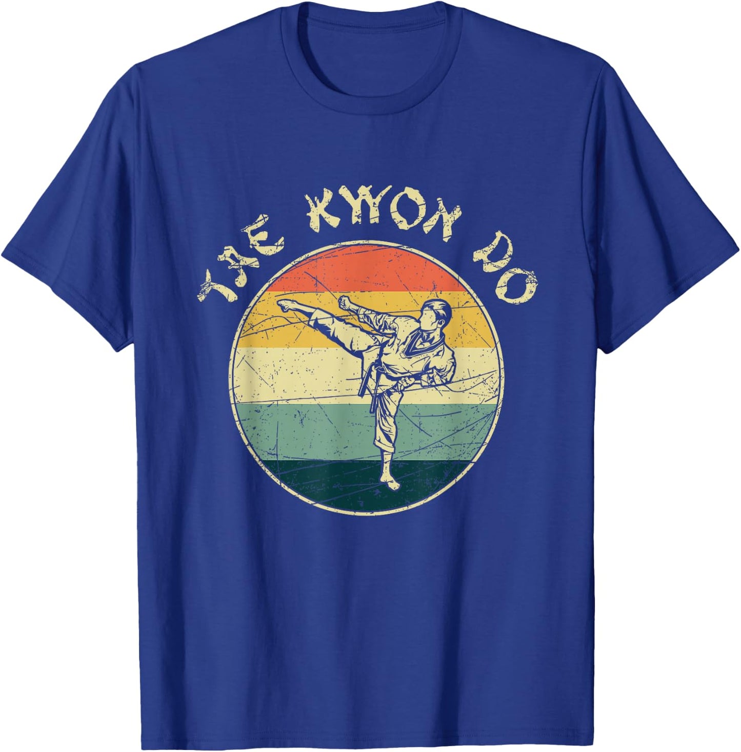 Retro Taekwondo T-Shirt - T-Shirt | Royal