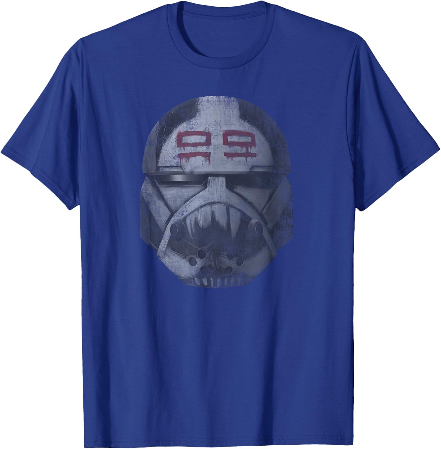 Star Was The Clone Wars The Bad Batch Wrecker Helmet T-Shirt - T-Shirt | Royal