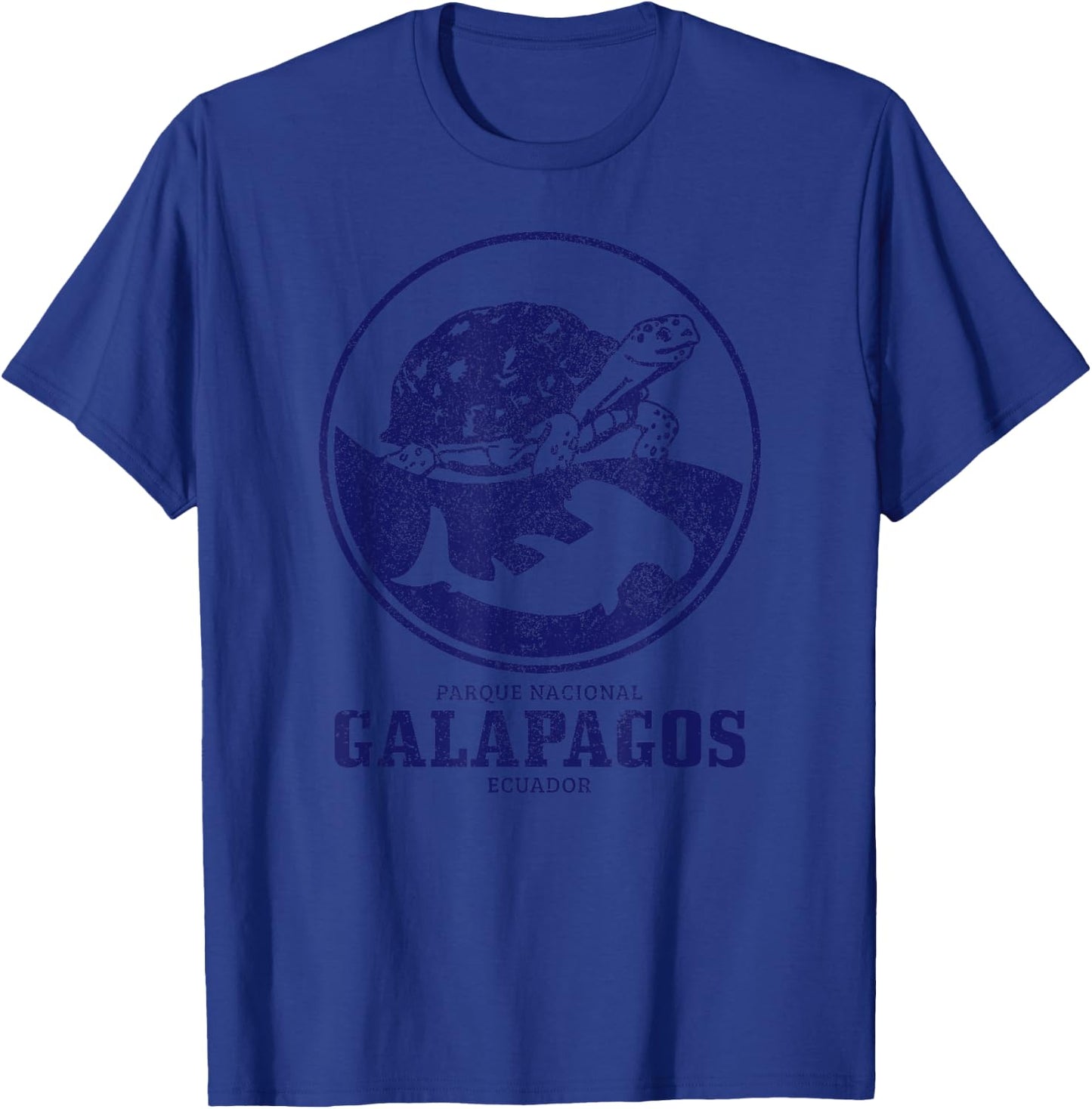 Galapagos Islands Turtle Shark Diving Ecuador T-Shirt - T-Shirt | Royal