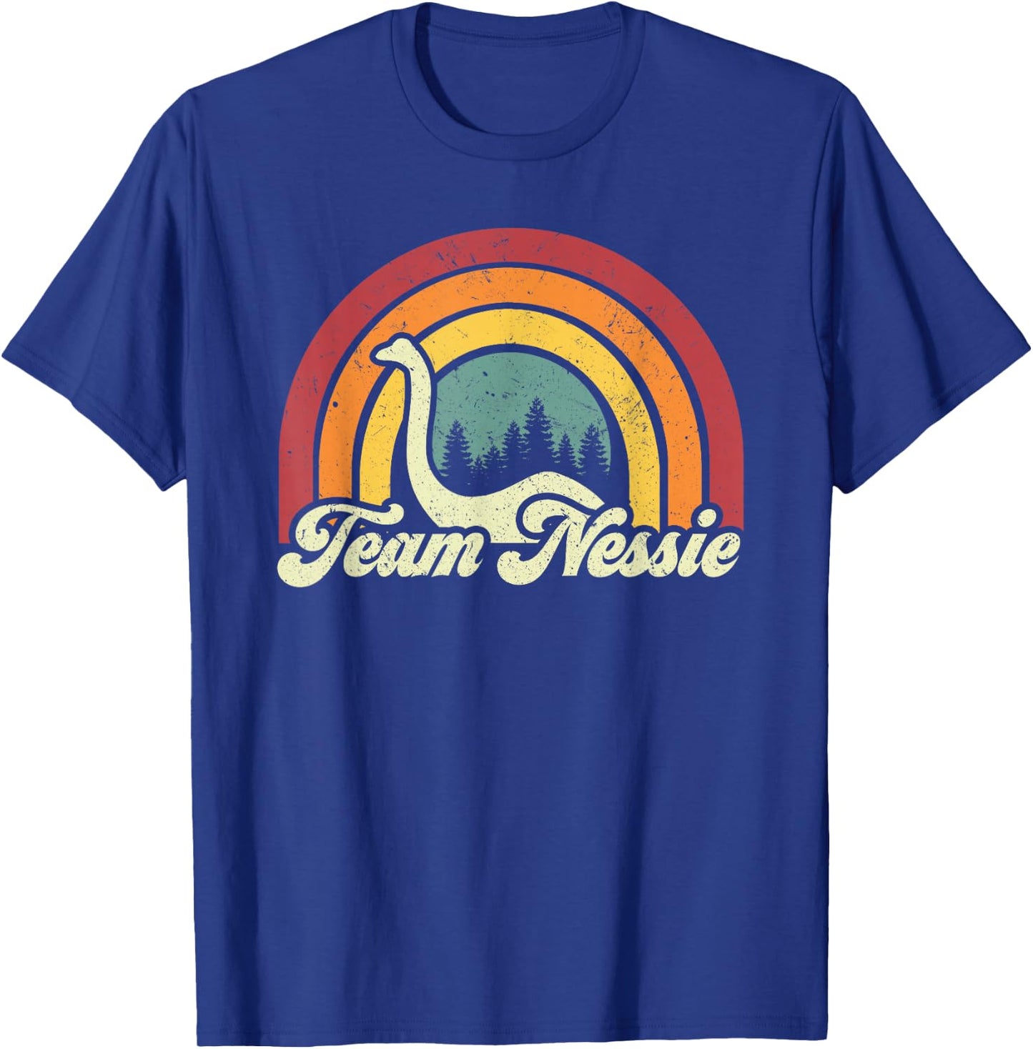 Loch Ness Monster Team Nessie Retro Cryptozoology T-Shirt - T-Shirt | Royal