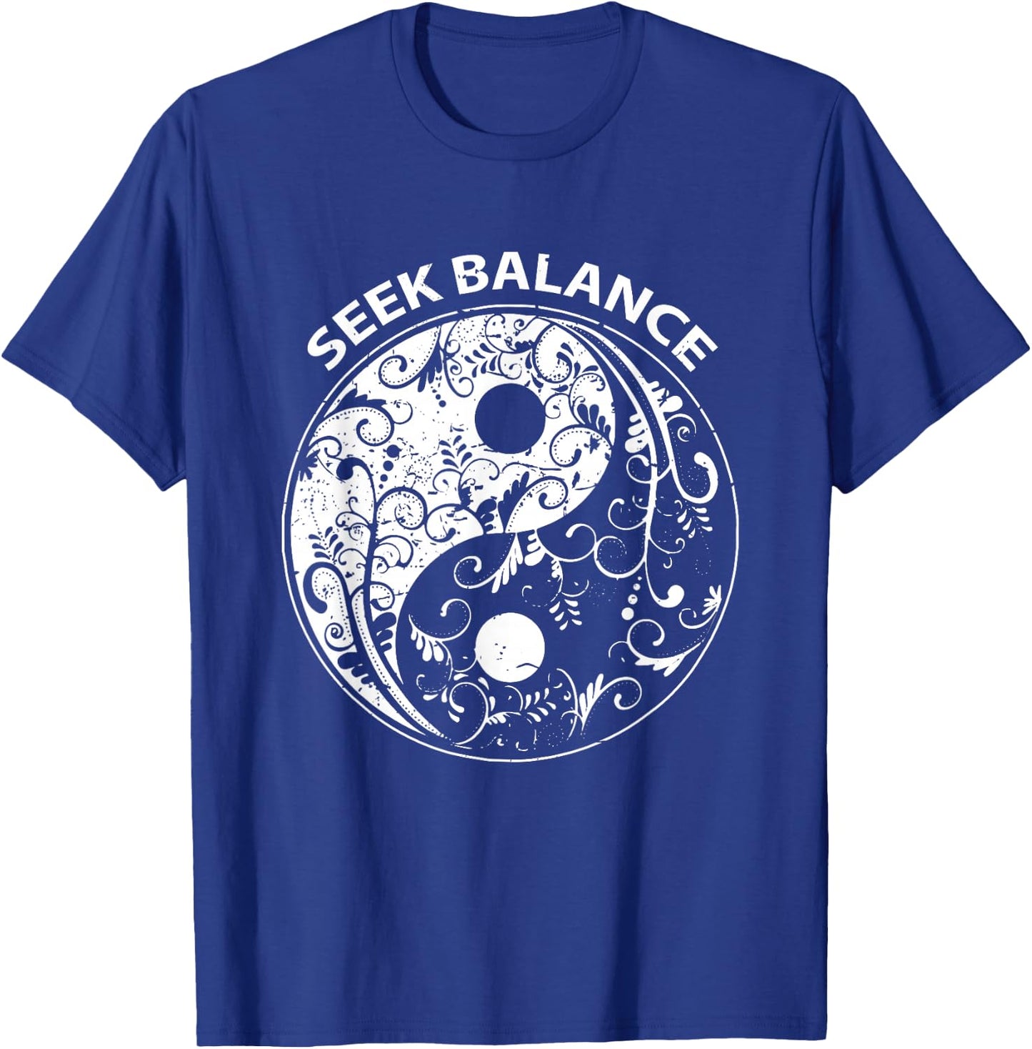 Yin Yang Spirit Mandala Native American Shamanic T-Shirt - T-Shirt | Royal