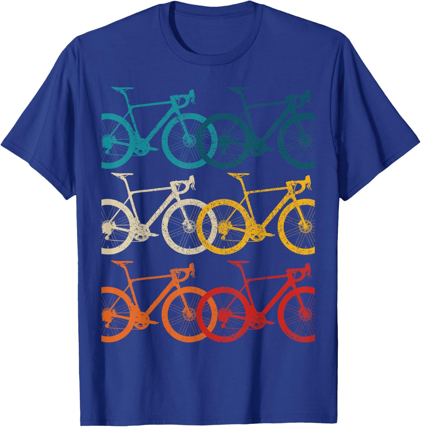 Vintage Bike Cycling Road Bike Road Bike Bicycle Cyclist T-Shirt - T-Shirt | Royal
