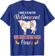 I Have Plan For Retirement Floral Cow Lover Farmer Gifts T-Shirt - T-Shirt | Royal