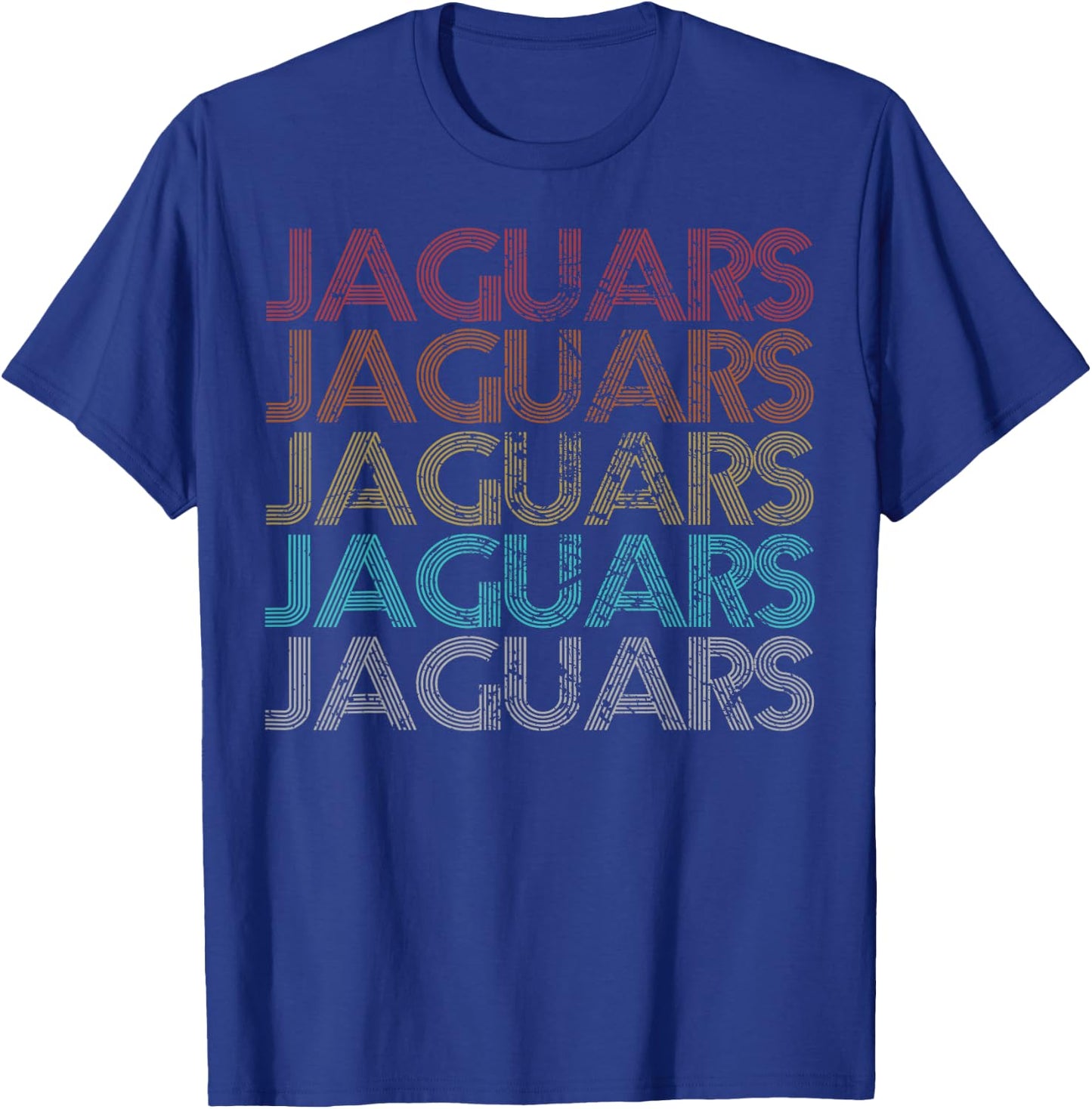 Retro Vintage Jaguars T-Shirt - T-Shirt | Royal