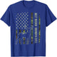 Best Buckin' Grandpa Ever Camo American Flag Deer Hunting T-Shirt - T-Shirt | Royal