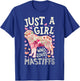 English Mastiff Just A Girl Who Loves Mastiffs Dog Flower T-Shirt - T-Shirt | Royal