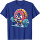 Donut Lifting Weights Funny Gym Workout Weightlifting T-Shirt - T-Shirt | Royal