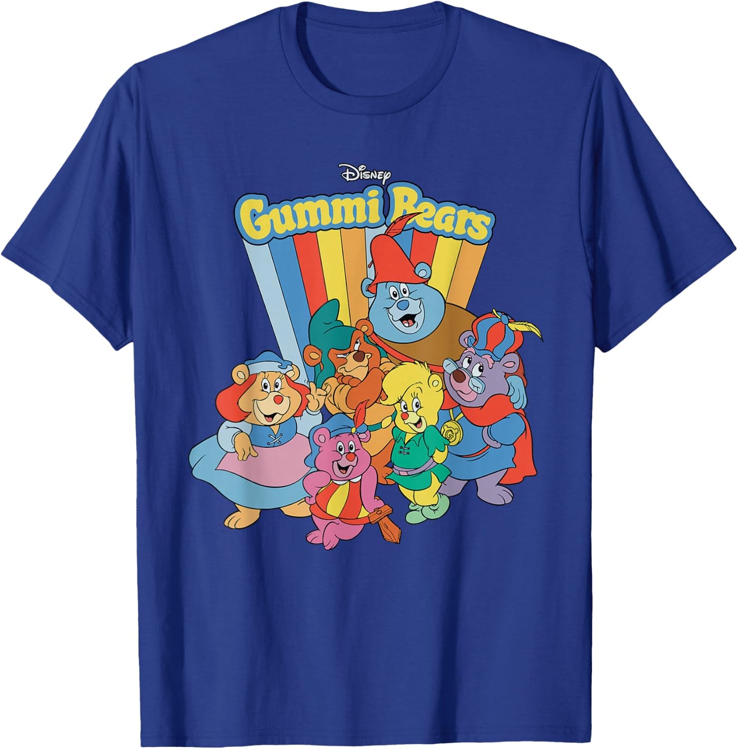 Disney Rubber Bear Band Retro T-Shirt - T-Shirt | Royal