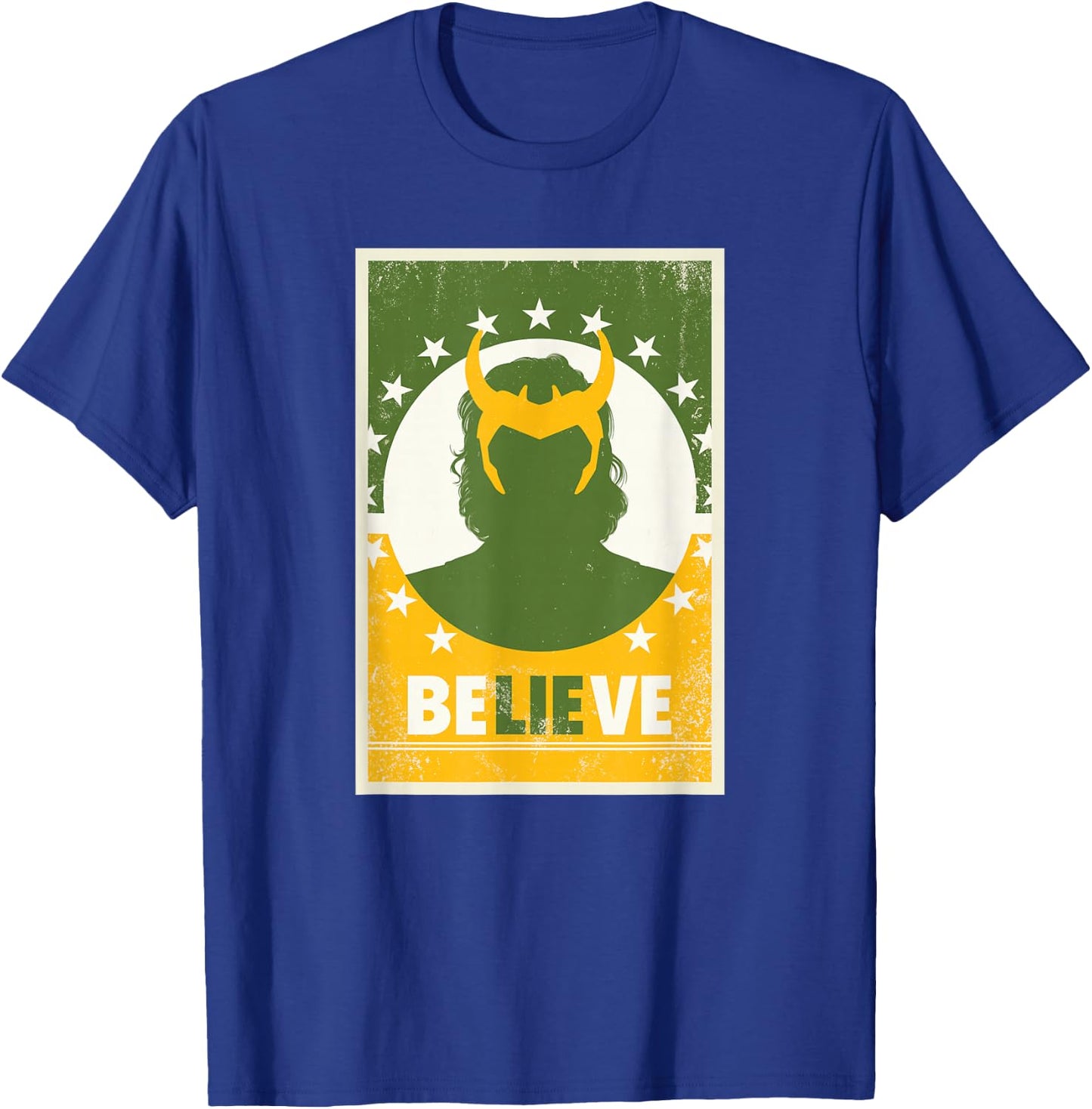 Marvel Loki Believe President Loki Poster T-Shirt - T-Shirt | Royal