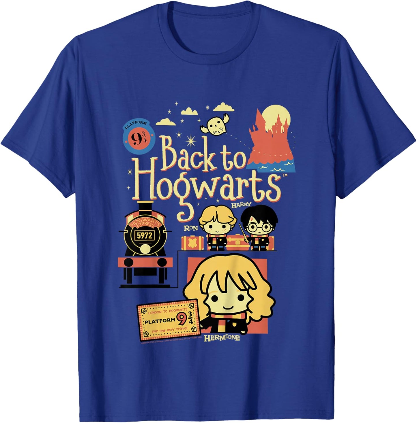 Kids Harry Potter Chibi Back to Hogwarts T-Shirt - T-Shirt | Royal