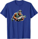 Bigfoot Fisherman - Fishing Steelhead T-Shirt - T-Shirt | Royal