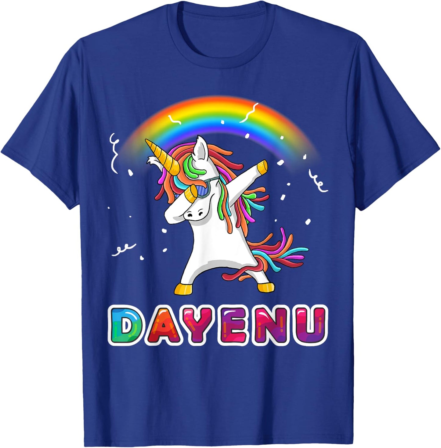 Unicorn Dayenu Passover Shirt for Kids Boys Girls T-Shirt - T-Shirt | Royal