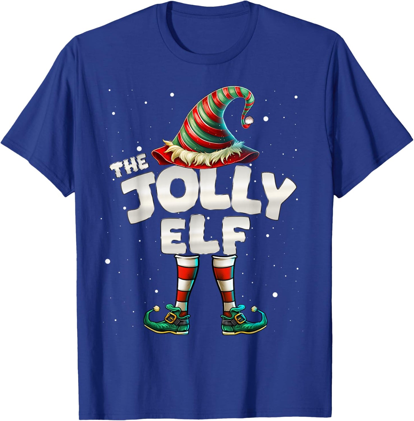 I'm The Jolly Elf Family Matching Group Christmas T-Shirt - T-Shirt | Royal