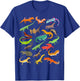 Kids Lizard Collage T-Shirt - T-Shirt | Royal