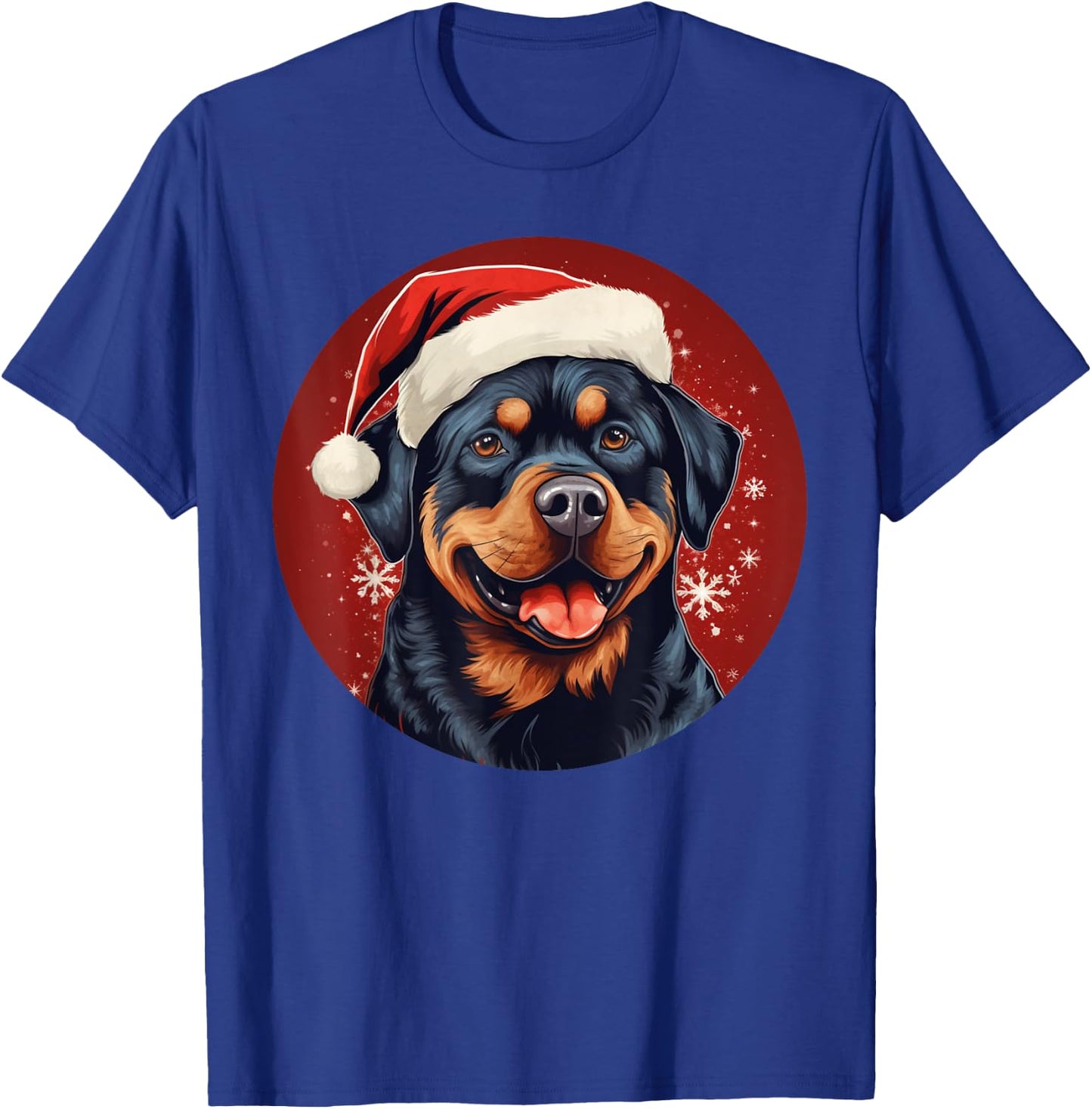 Rottweiler Mom Dad Xmas Gift Rottie Dog Lovers Christmas Women Kids T-Shirt - T-Shirt | Royal