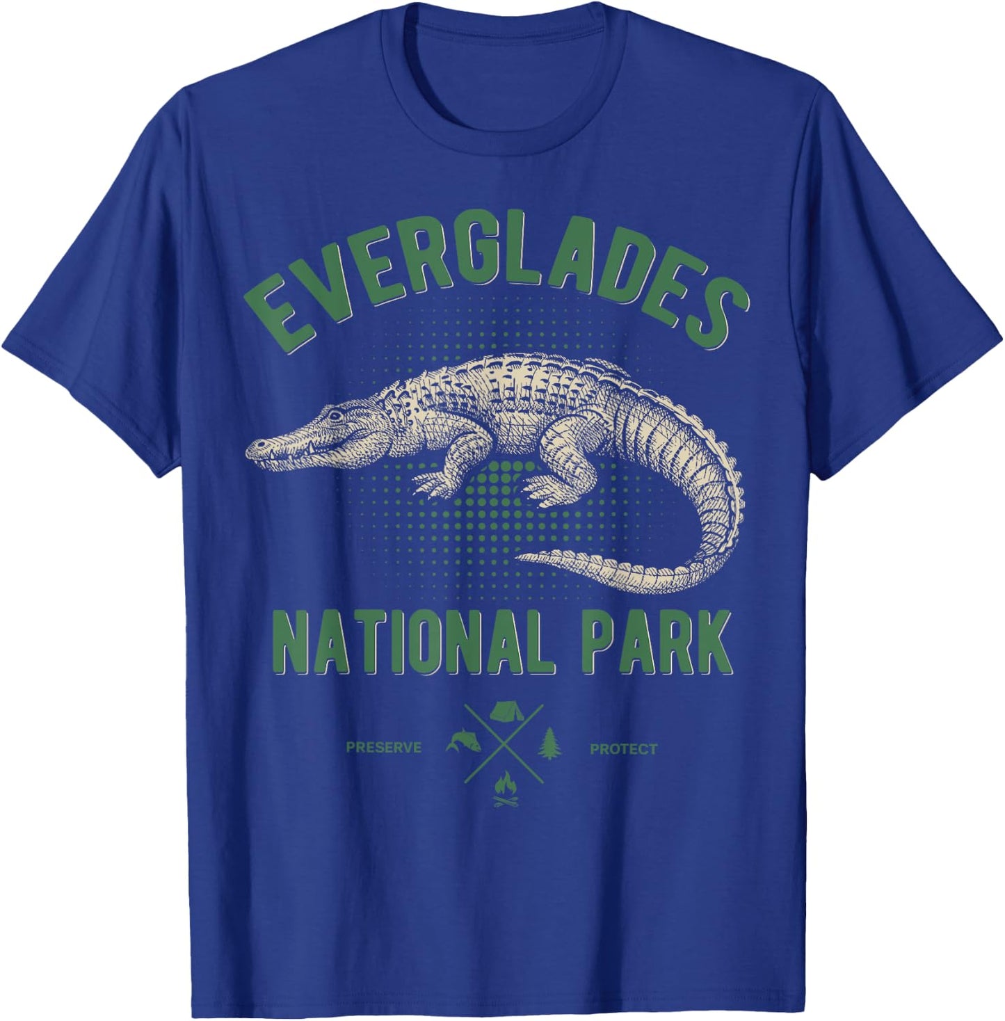 Everglades National Park Shirt, US Nationalpark Florida T-Shirt - T-Shirt | Royal