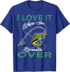 Funny saying fisherman fishing Fish fishing rod T-Shirt - T-Shirt | Royal