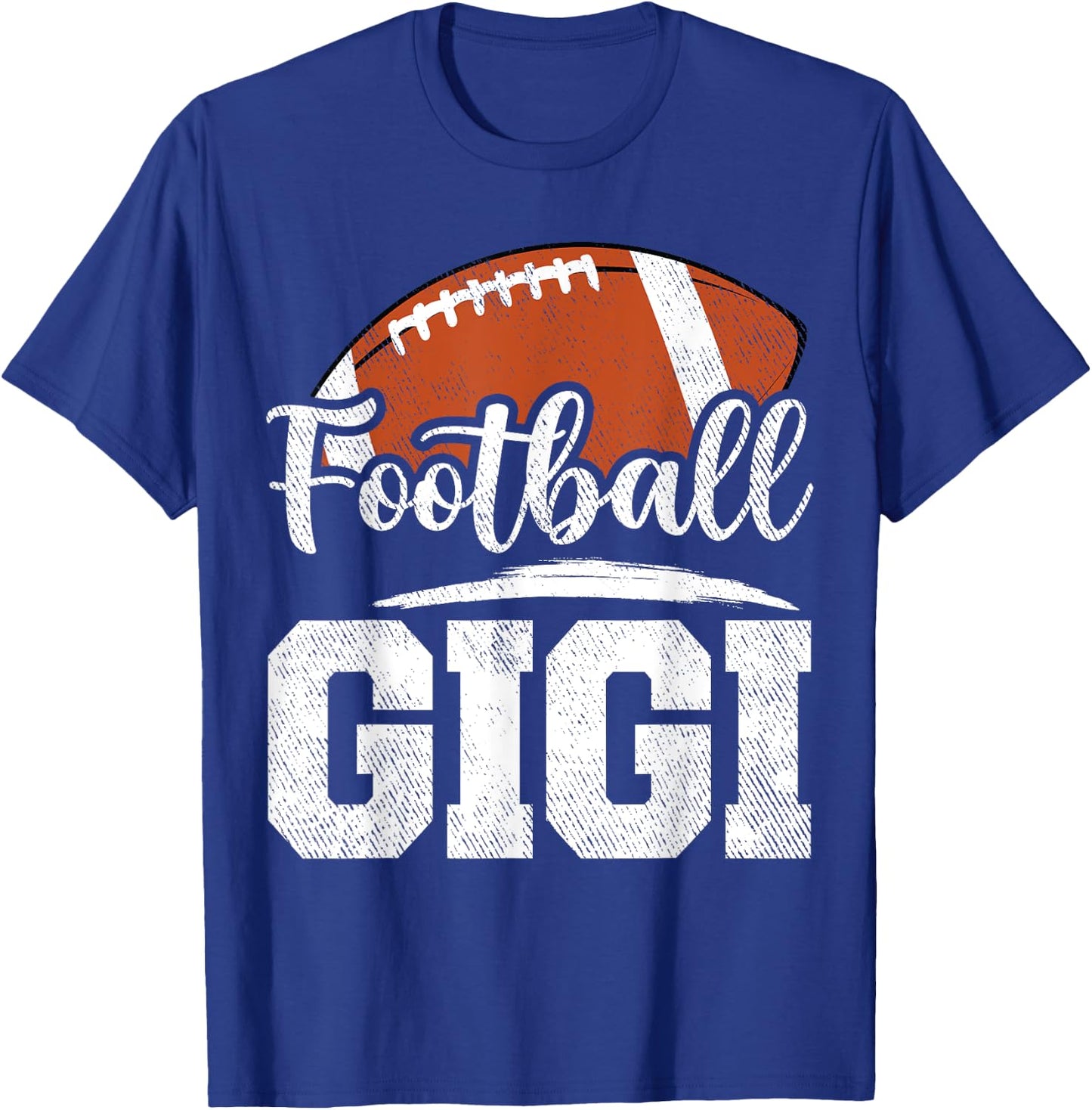 Football Gigi Football Player Game Day Mother's Day T-Shirt - T-Shirt | Royal