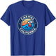 Carmel California CA Vintage Nautical Waves Design T-Shirt - T-Shirt | Royal