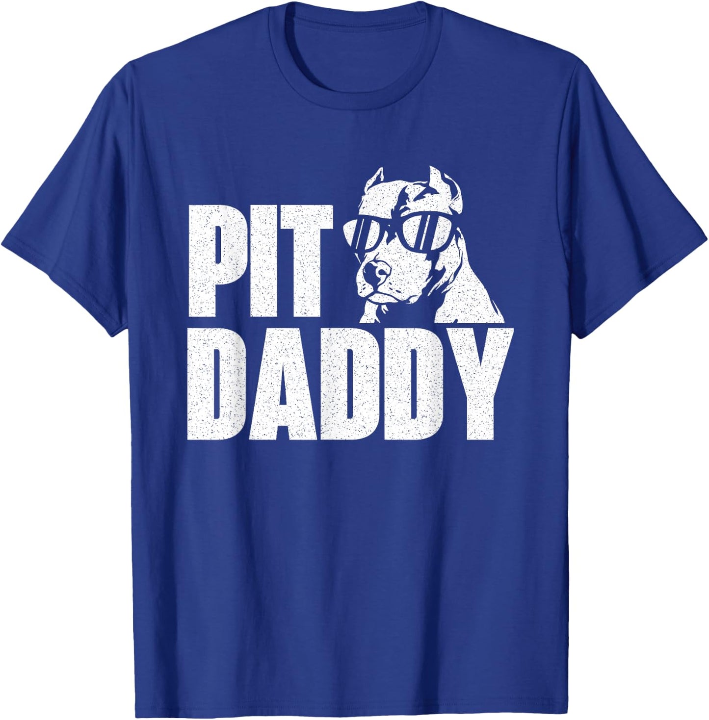 Pit Daddy - Pitbull Dog Lover Pibble Pittie Pit Bull Terrier T-Shirt - T-Shirt | Royal