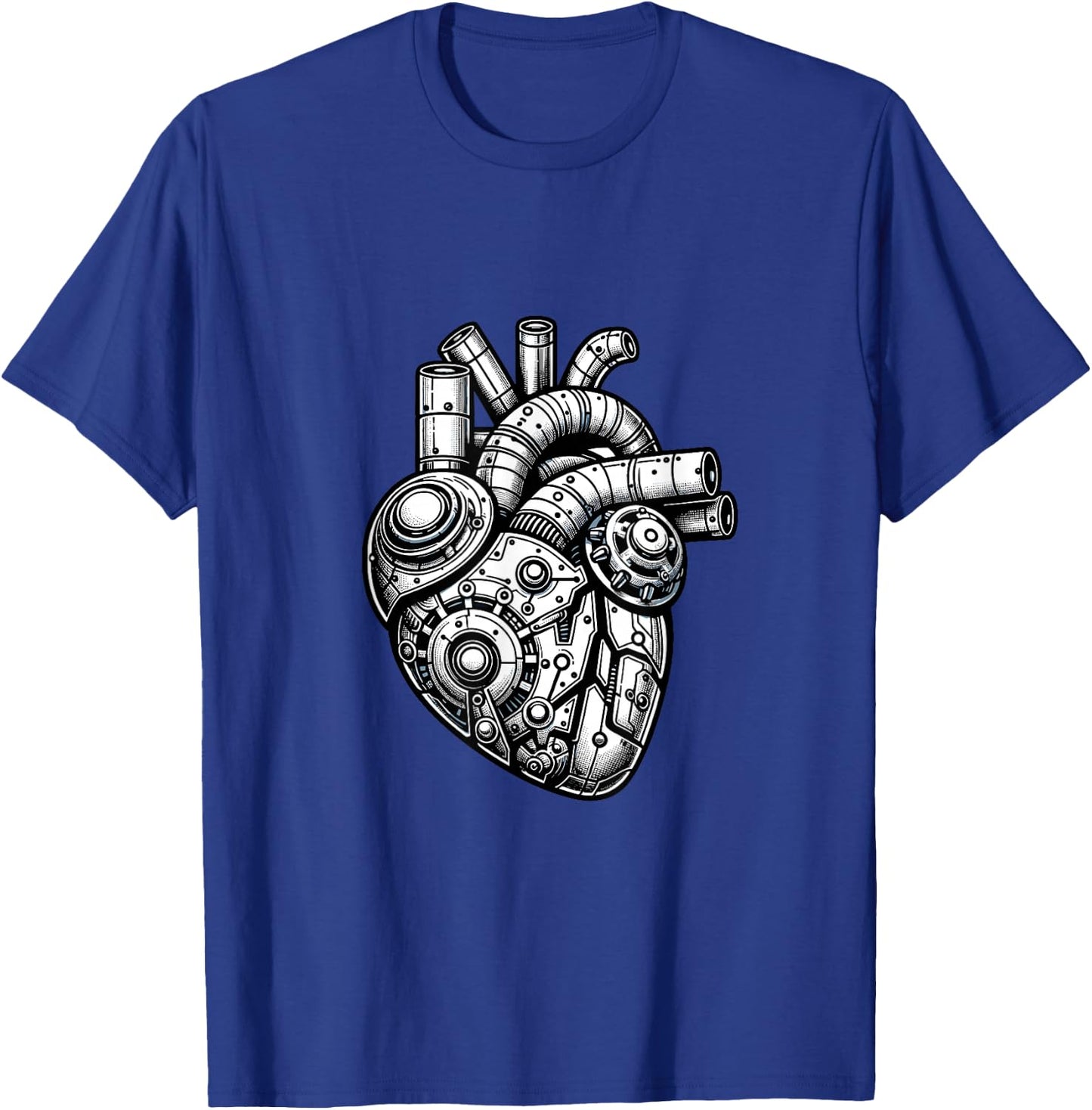 Anatomical Robot Heart Cardiologists Medical Students T-Shirt - T-Shirt | Royal