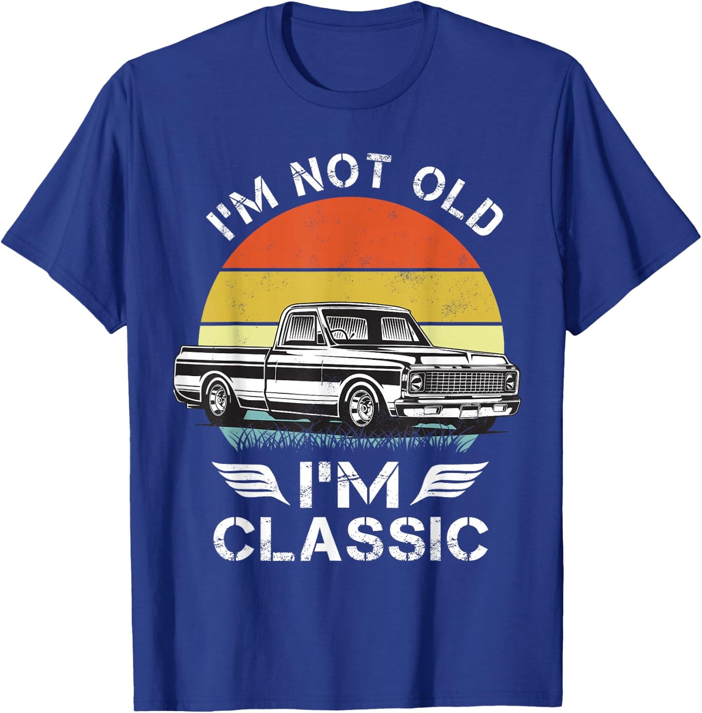 1970 Chevys C10 T-Shirt - T-Shirt | Royal