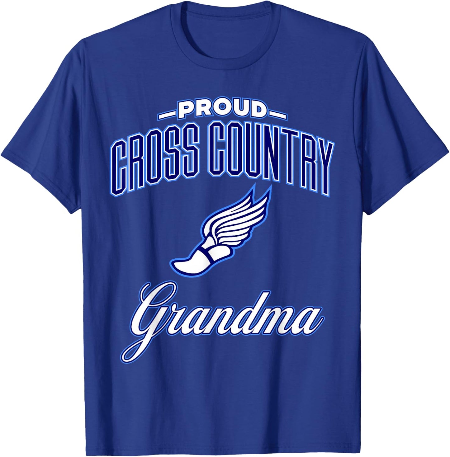 Cross Country Grandma T-Shirt - T-Shirt | Royal