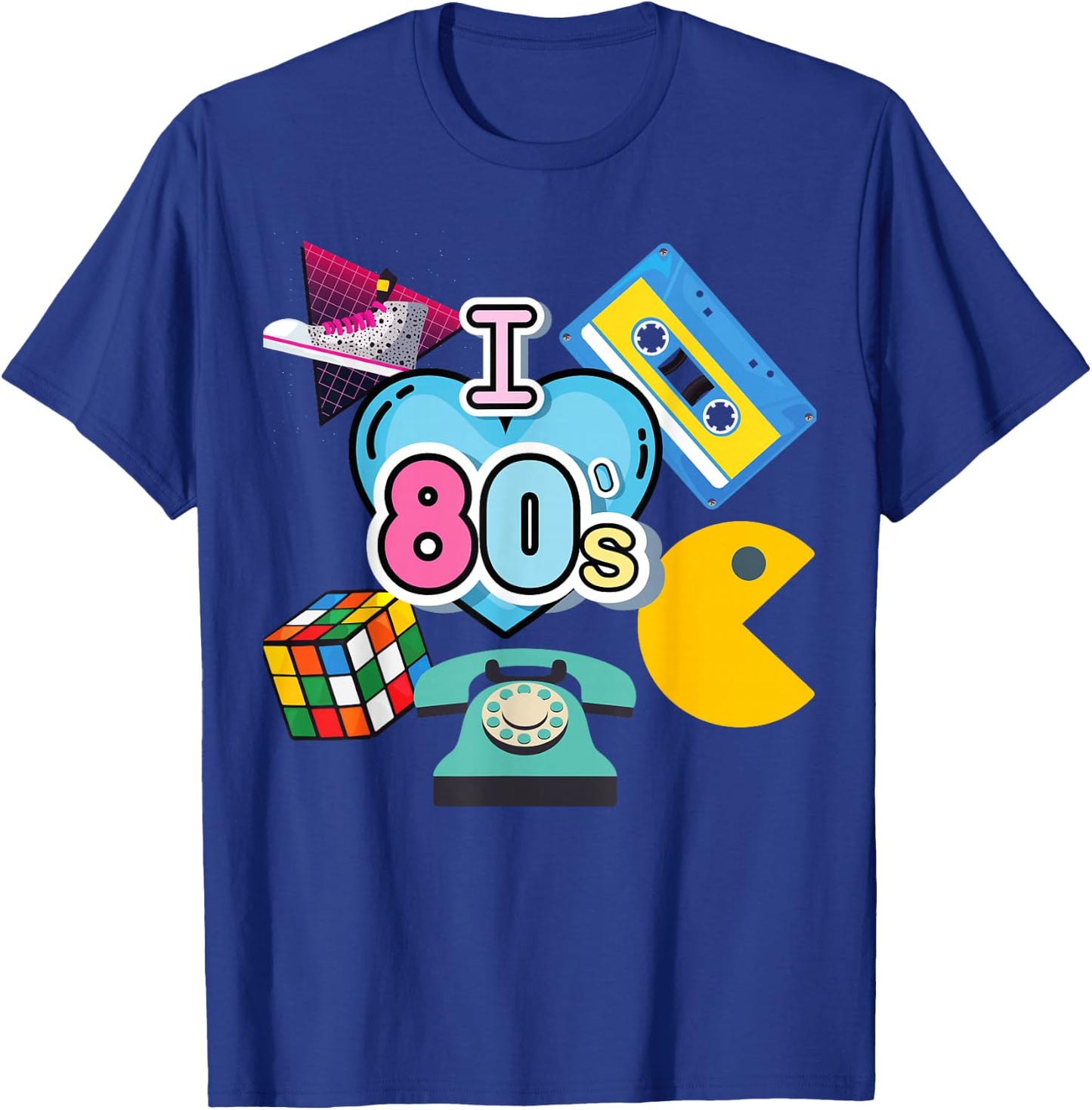 Nostalgic I Love The 80's Trip Down Memory Lane 80’s T-Shirt - T-Shirt | Royal
