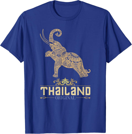 Thailand Lovers Thai Flag Asia Thailand T-Shirt - T-Shirt | Royal