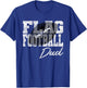 Flag Football Dad T-Shirt - T-Shirt | Royal
