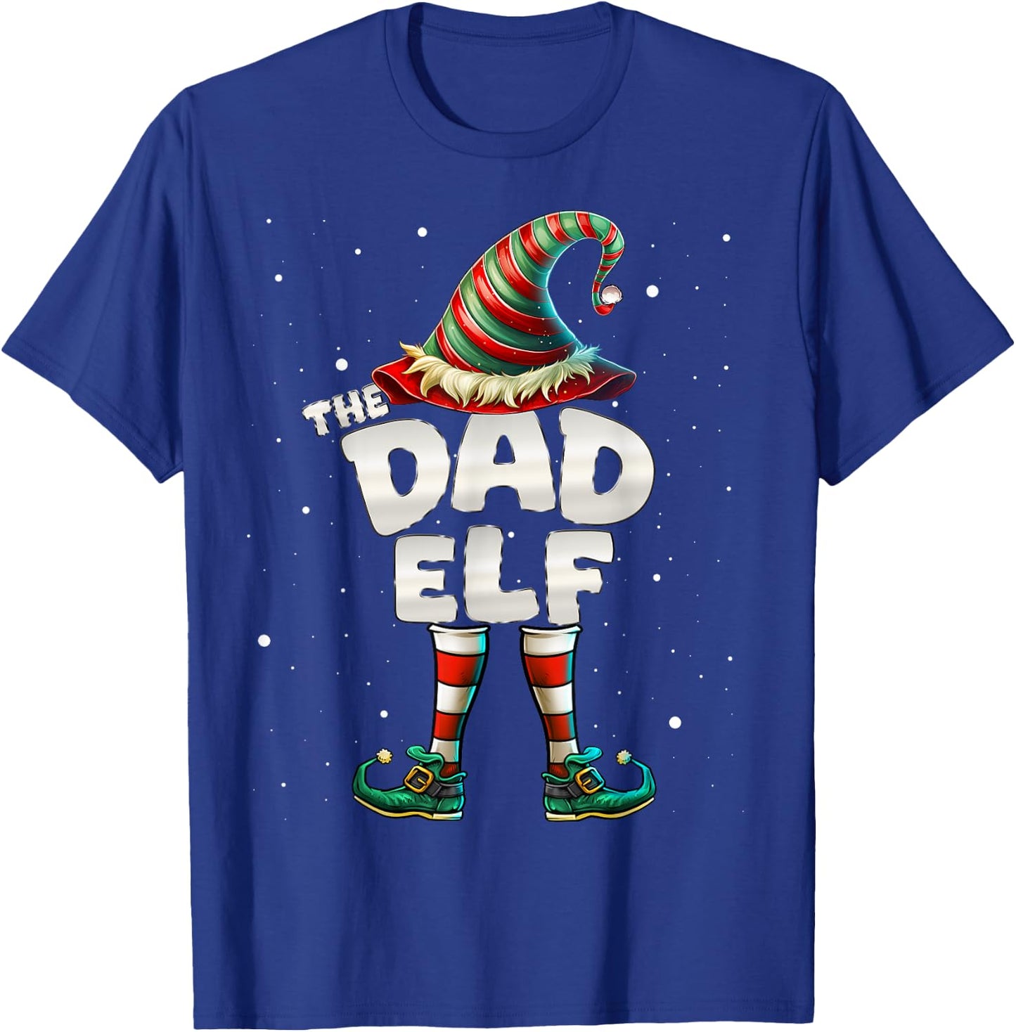 I'm The Dad Elf Family Matching Group Christmas T-Shirt - T-Shirt | Royal
