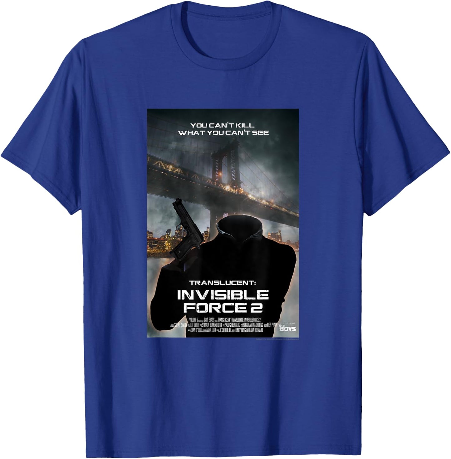The Boys Translucent Movie Poster T-Shirt - T-Shirt | Royal