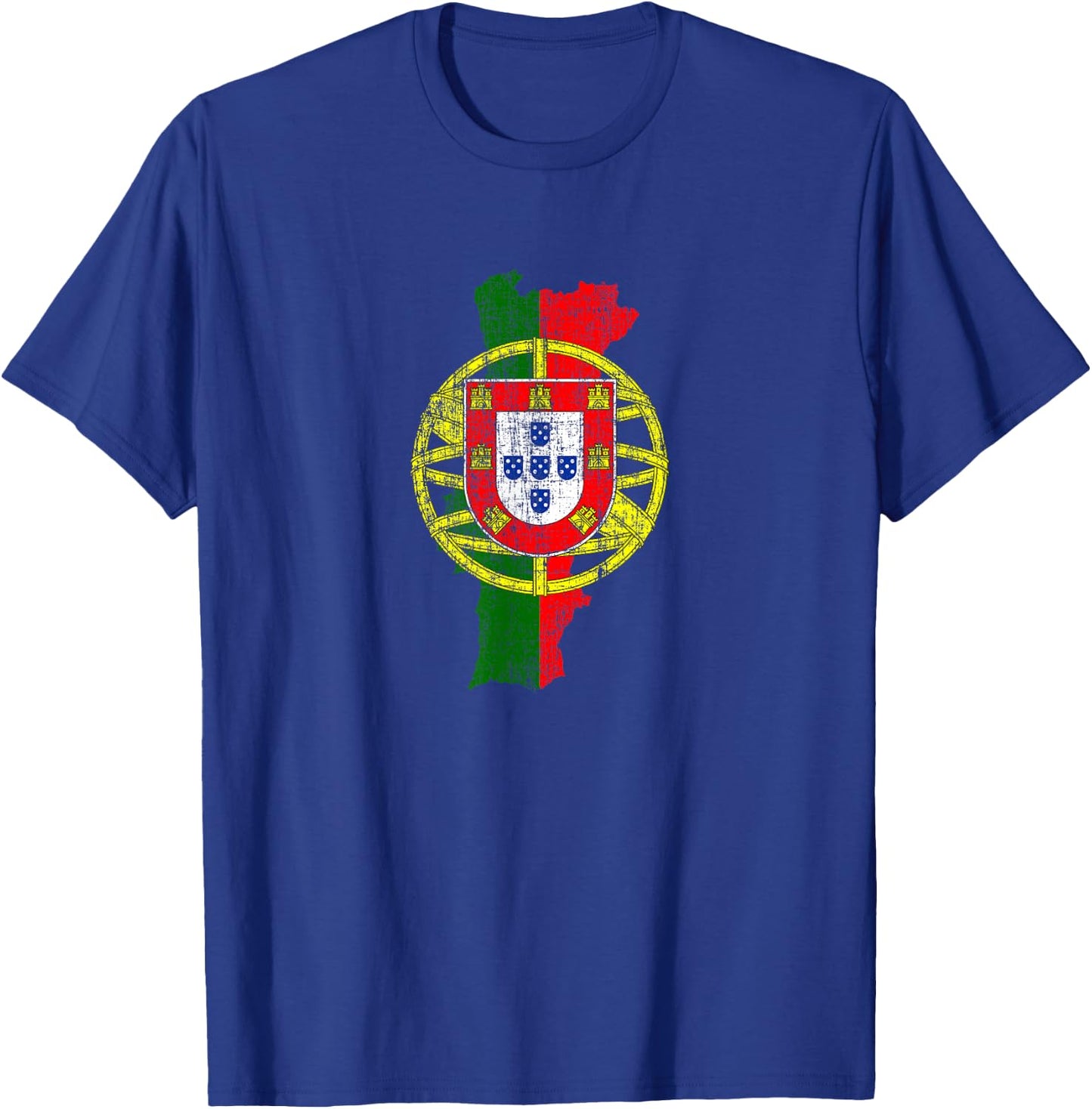 Portuguese Map and Flag Keepsake - Portugal T-Shirt - T-Shirt | Royal