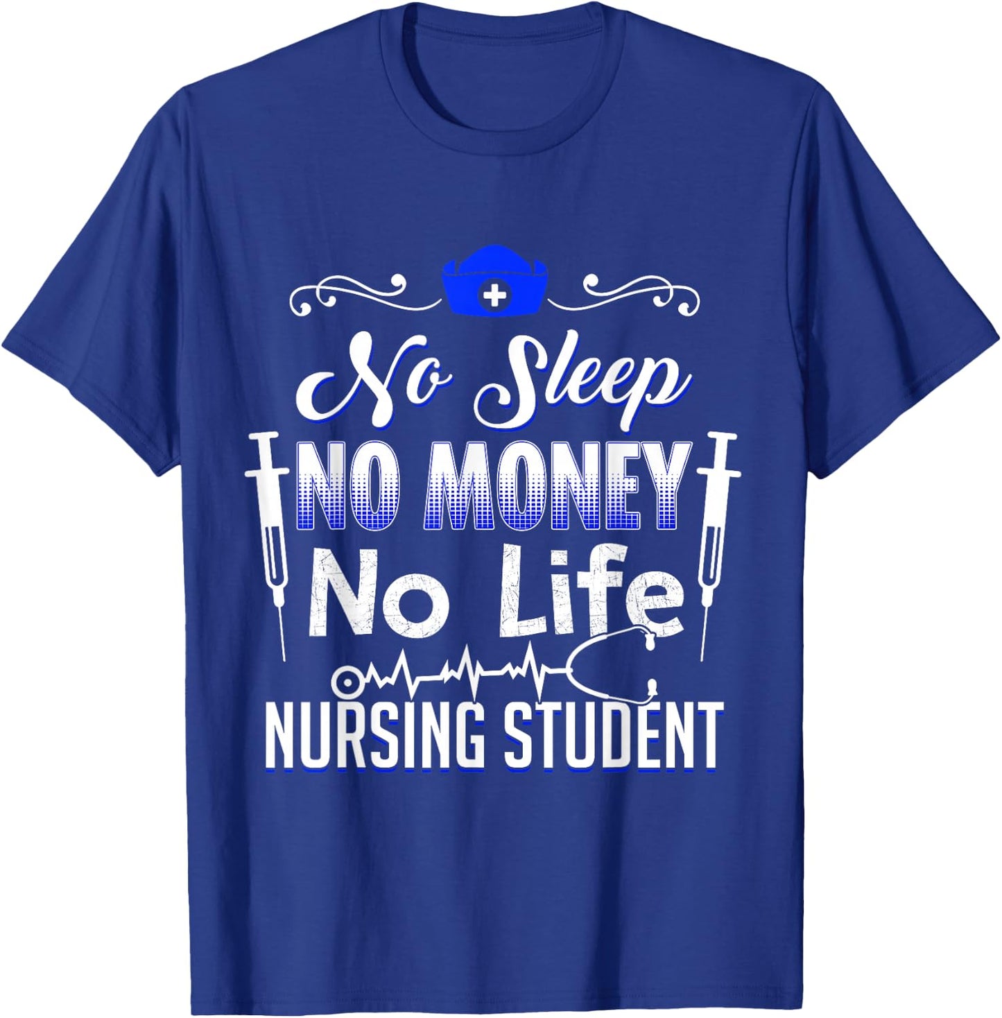 Funny Nursing Student - Future RN LPN Nurse Gift T-Shirt - T-Shirt | Royal