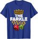 The Farkle King – Farkle dice game T-Shirt - T-Shirt | Royal