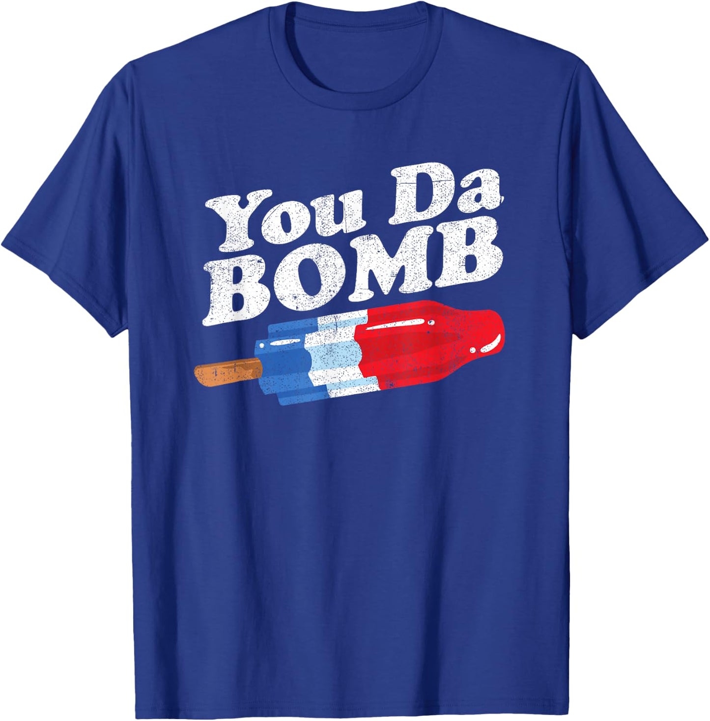 Funny Summer Popsicle Pop Retro You Da Bomb 80's Gift T-Shirt - T-Shirt | Royal