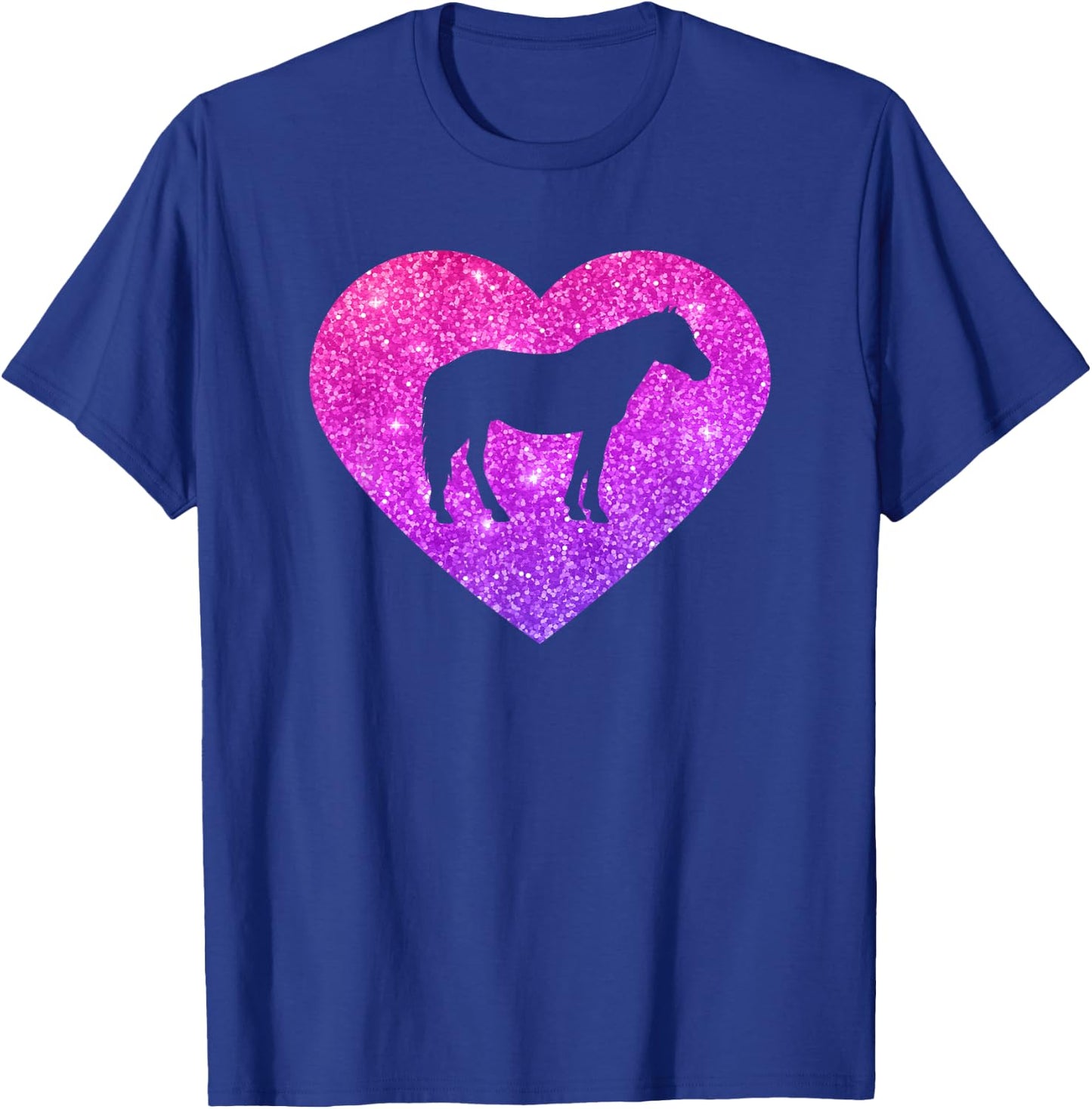 Foal Horse Heart Gift Girls, Teenagers and Women T-Shirt - T-Shirt | Royal