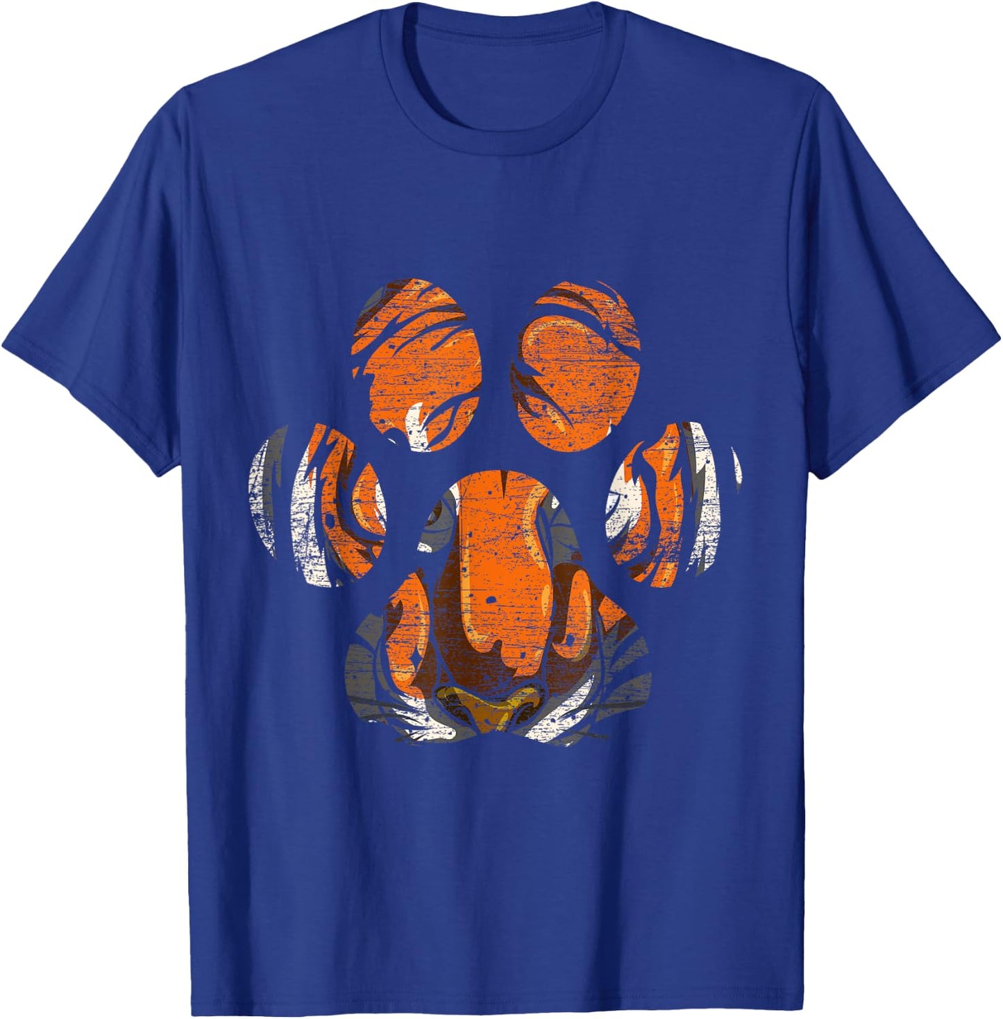 Tiger Paw Big Cat Portrait Tiger T-Shirt - T-Shirt | Royal