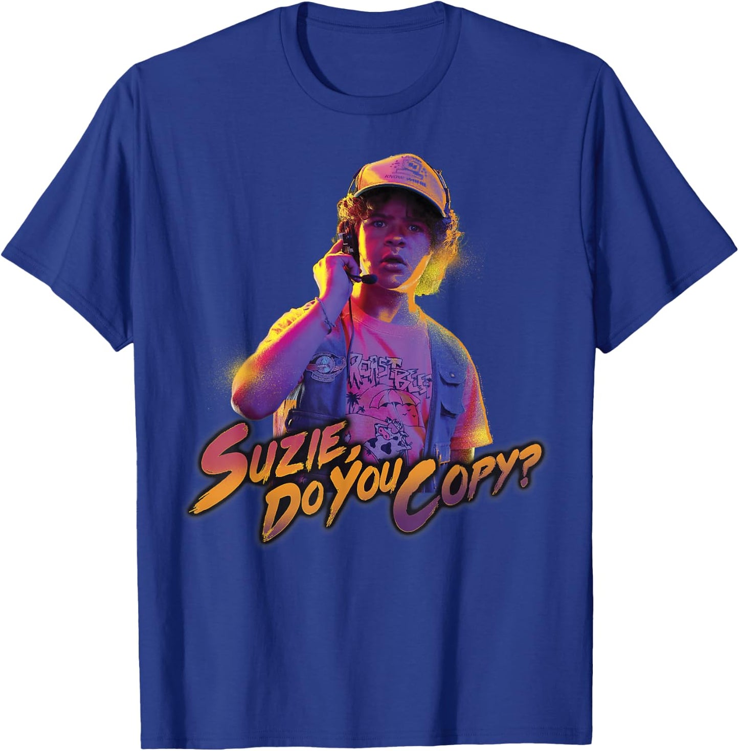 Stranger Things Dustin Suzie Do You Copy T-Shirt - T-Shirt | Royal