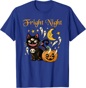 Halloween Fright Night T-Shirt - T-Shirt | Royal