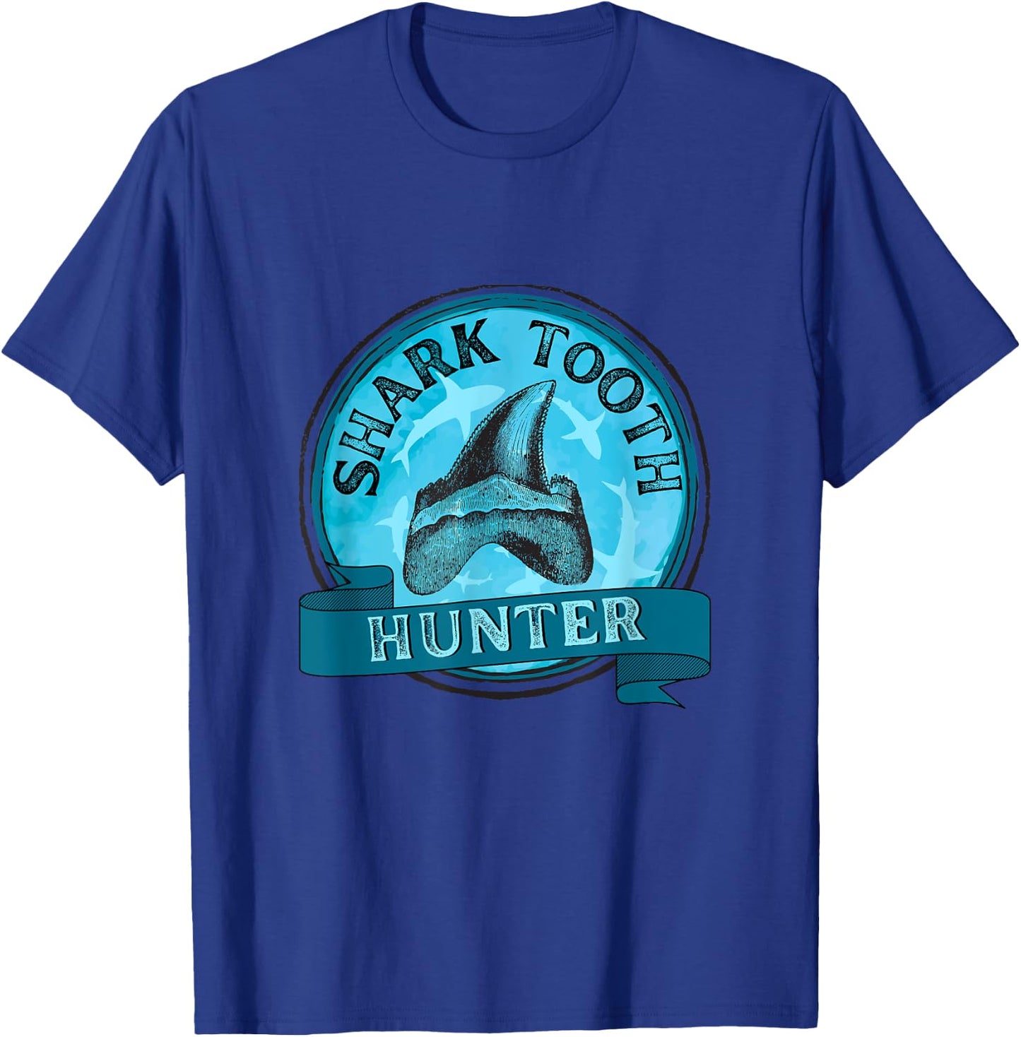 Shark Tooth Hunter T-Shirt - T-Shirt | Royal