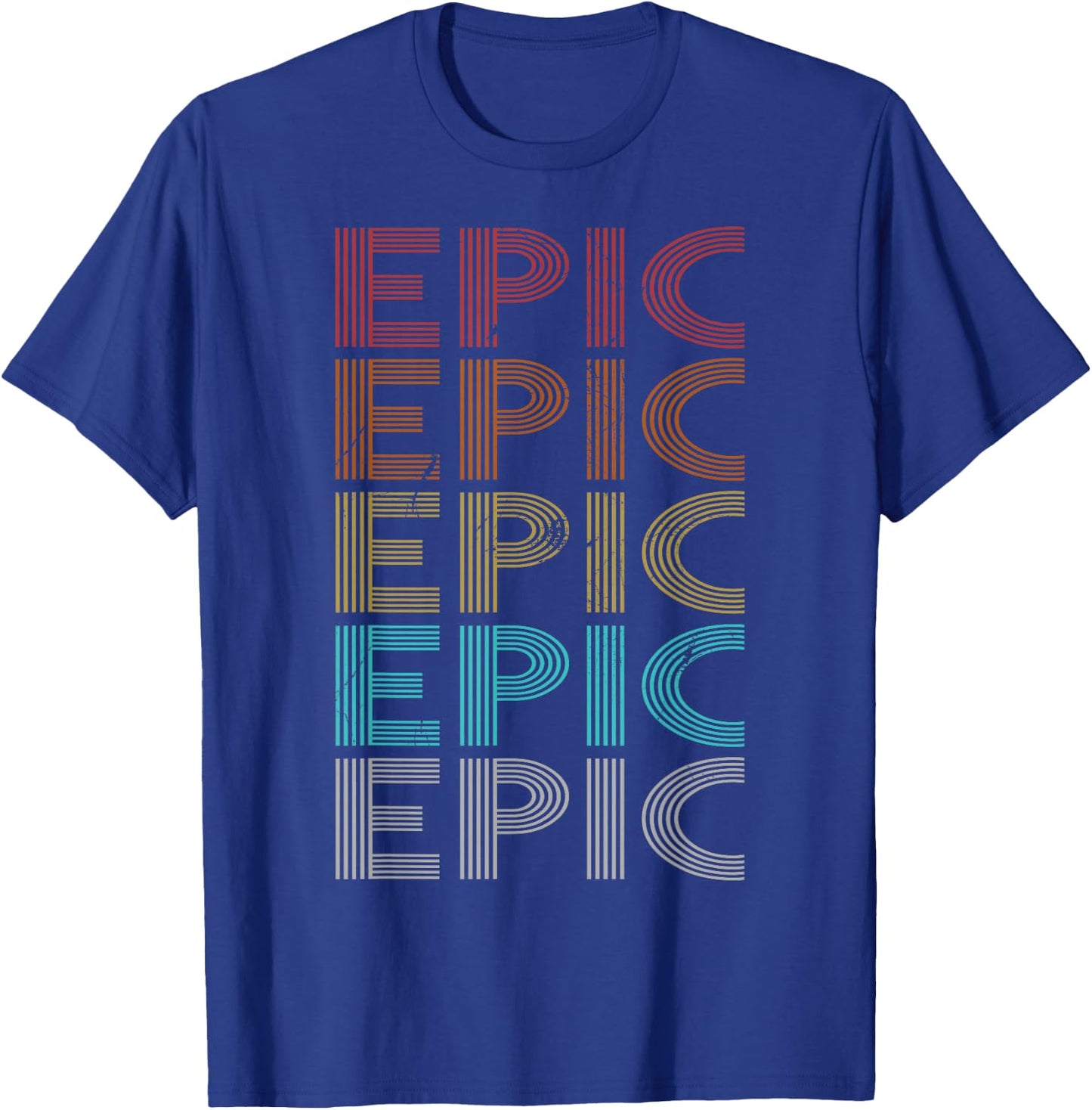 Retro Vintage Epic T-Shirt - T-Shirt | Royal