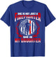 She's Not Just A Firefighter She's My Daughter Fire Mom Dad T-Shirt - T-Shirt | Royal