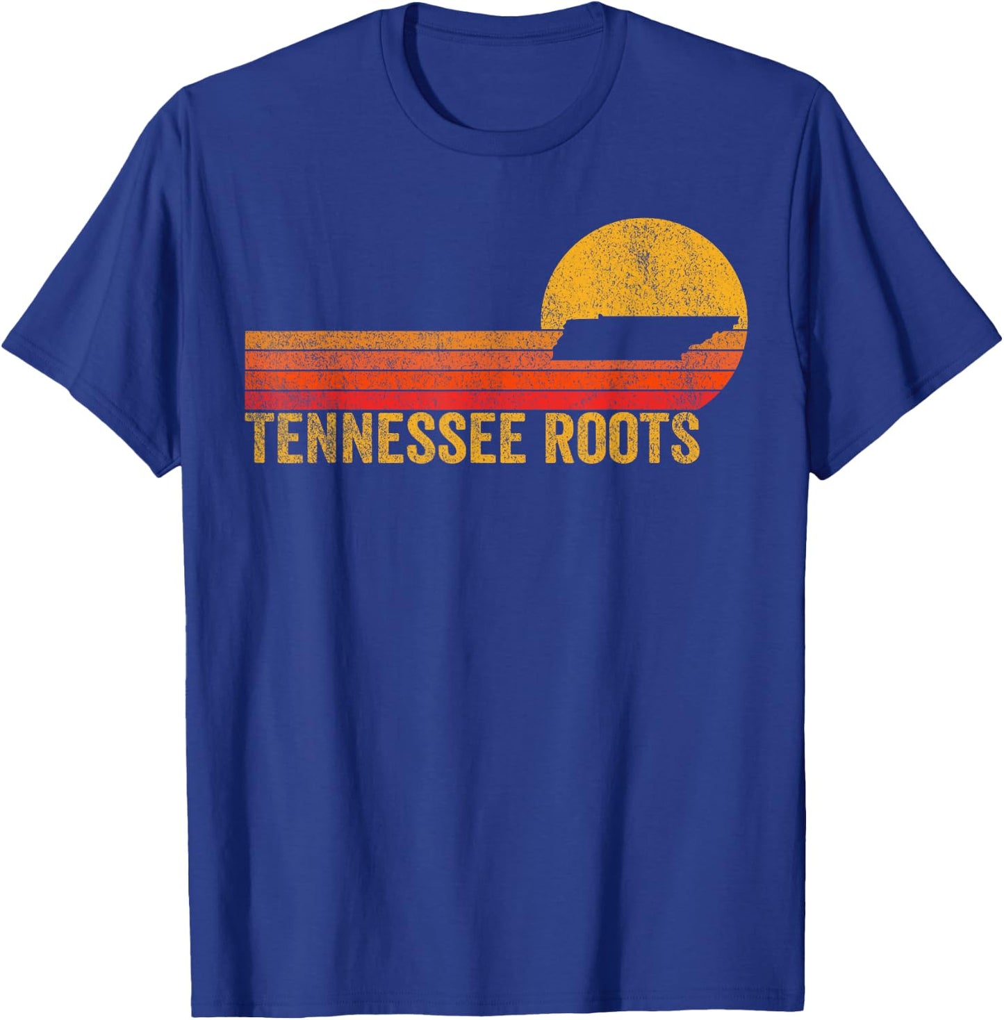 Retro Tennessee Funny Tennessee Home Tennessee Roots Vintage T-Shirt - T-Shirt | Royal